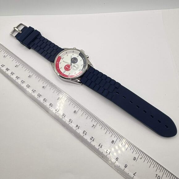 Blue & Red Men's Watch - Picture 4 of 5